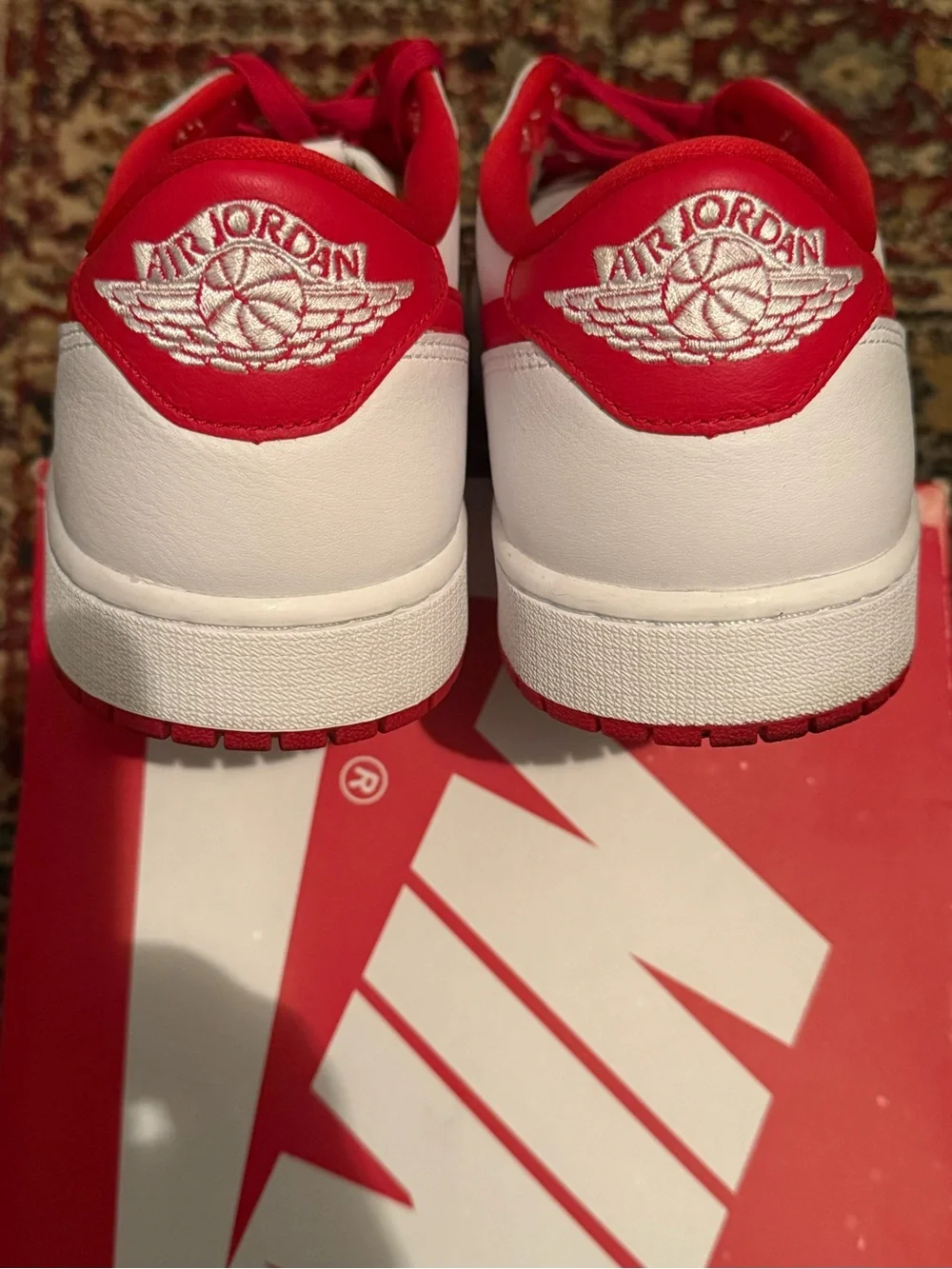 Jordan 1 Retro Low University Red Low-Top Sneakers